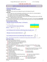 CÁC DẠNG BÀI TẬP VỀ SÓNG ÂM