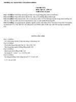 ĐỀ THI KÌ 2 MÔN VẬT LÝ LỚP 10 THPT  NHÂN VIỆT 