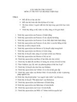 CÂU HỎI ÔN THI CUỐI KỲ MÔN LÝ THUYẾT XÃ HỘI HỌC HIỆN ĐẠI