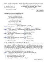 Đề thi HSG KHTN, KHXH huyện Tam Dương năm học 2017_2018