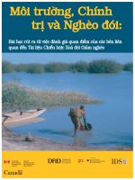 Bài Học Rút Ra Từ Việc Đánh Giá Quan Điểm Của Các Bên Liên Quan Đến Tài Liệu Chiến Lược Xóa Đói Giảm Nghèo