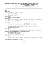 Đề giải toán trên máy tính cầm tay  năm học 2013_2014 của PGDĐT Hòa Bình