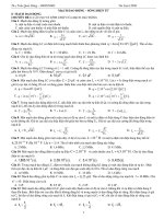 BÀI TẬP CÁC MẠCH DAO ĐỘNG