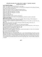 ĐỀ THI KÌ 2 MÔN VẬT LÝ LỚP 11 THPTNGUYỄN AN NINH 