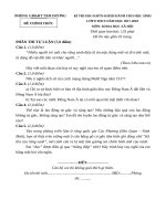 Đề thi HSG KHTN, KHXH huyện Tam Dương năm học 2017_2018