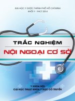Trắc nghiệm nội ngoại cơ sở có đáp án