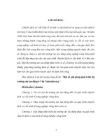 Khóa luận   một số giải pháp phát triển thị trường sức lao động ở việt nam hiện nay