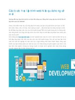 Các bước học lập trình web hiệu quả cho người mới