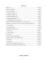 Chuyên đề lí thuyết và bài tập Nhiễm sắc thể trong chương trình sinh học lớp 9