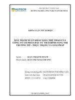 Đẩy mạnh xuất khẩu giày thể thao của công ty cổ phần đầu tư thái bình sang thị trường mỹ   thực trạng và giải phá 