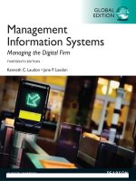 Tài liệu Management information system managing the digital firm 13th global edtion by laudon