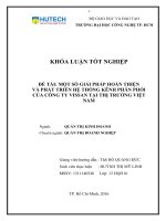 Một số phương pháp hoàn thiện và phát triển hệ thống kênh phân phối của công ty VISSAN tại thị trường việt nam 