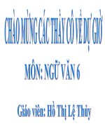 Bài giảng long yeu nuoc  ngữ văn 6