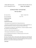 Kế hoạch thực tập giáo dục _Thực tập sp 2