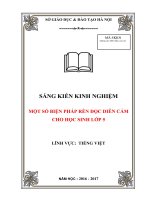 SKKN Một số biện pháp rèn đọc diễn cảm cho học sinh lớp 5