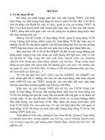 Quản lý hoạt động tổ chuyên môn theo hướng nghiên cứu bài học của tổ trưởng chuyên môn các trường trung học phổ thông quận Thanh Xuân, thành phố Hà Nội (tt)