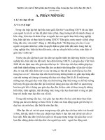 SKKN Nghiên cứu một số biện pháp dạy kĩ năng sống trong dạy học môn đạo đức lớp 1