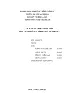 sơ đồ chuẩn bị thí nghiệm cảm quan phép thử thị hiêu