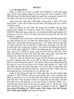 Quản lý hoạt động bồi dưỡng giáo viên Trung học cơ sở huyện Cẩm Giàng, tỉnh Hải Dương theo Chuẩn nghề nghiệp (tt)