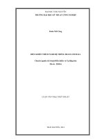 Điều khiển thích nghi hệ thống beam and ball ( Luận án tiến sĩ)