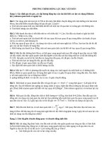 PHƯƠNG TRÌNH ĐỘNG LỰC HỌC VẬT RẮN VẬT LÝ 10