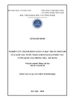 Nghiên cứu thành phần loài và đặc trưng phân bố của giáp xác nước ngọt (Crustacea) ở khu vực vườn quốc gia Phong Nha  Kẻ Bàng (tt)