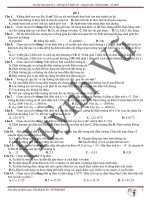 8 ĐỀ ÔN TẬP VẬT LÝ 11