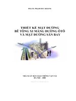 Thiết kế mặt đường bê tông xi măng đường ôtô và mặt đường sân bay phạm huy khang