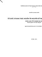 Tổ chức và khai thác nguồn tài nguyên số tại Thư viện tỉnh Vĩnh Phúc