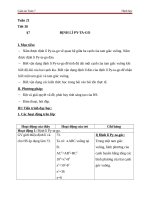 Giáo án Hình học 7 chương 2 bài 7: Định lý Pitago