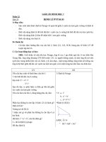 Giáo án Hình học 7 chương 2 bài 7: Định lý Pitago