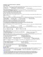 Luyen thi CD DH mon SINH HOC 2018( tuyển tập các đề thi tuyển sinh qua các năm)