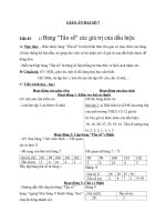 Giáo án Đại số 7 chương 3 bài 2: Bảng tần số các giá trị của dấu hiệu