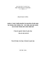 Quản lý hoạt động thực tập lâm sàng của sinh viên ngành bác sĩ đa khoa tại trường đại học Y Hà Nội (tt)