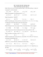195  đề thi thử THPTQG năm 2018   môn toán   THPT đặng thúc hứa   nghệ an   lần 1   file word có lời giải chi tiết doc 