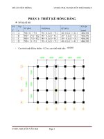 Đồ án nền móng đại học giao thông vận tải TPHCM + file bản vẽ
