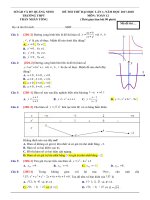Đề thi thử THPTQG năm 2018  file word có lời giải chi tiết – đề số  (14) 