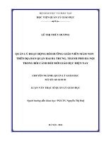 Quản lý hoạt động học tập theo hướng phát huy năng lực tự học của học sinh trường THPT Nguyễn Trãi, huyện Trực Ninh, tỉnh Nam Định (Luận văn thạc sĩ)