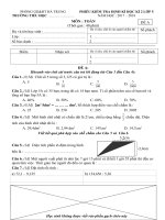 Bộ đề thi học kì 2 môn toán lớp 5 năm 2017   2018 theo thông tư 22 đề  (4) 