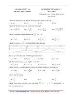 225  đề thi thử THPTQG năm 2018   môn toán   THPT chuyên sơn la   lần 1   file word có lời giải chi tiết doc 