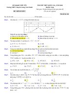 Đề thi thử THPTQG năm 2018  file word có lời giải chi tiết – đề số  (23) 