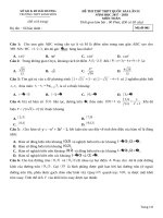 Đề thi thử THPTQG năm 2018  file word có lời giải chi tiết – đề số  (21) 