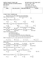 Bộ đề thi học kì 2 môn toán lớp 4 năm 2017   2018 theo thông tư 22 đề  (4) 