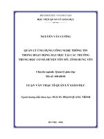Quản lý phát triển nguồn tài nguyên số nội sinh tại trung tâm thông tin  thư viện, Đại học Quốc Gia Hà Nội trong bối cảnh hiện nay (Luận văn thạc sĩ)