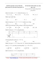 200  đề thi thử THPTQG năm 2018   môn toán   viện kinh tế và thương mai quốc tế   đh ngoại thương   lần 1   file word có lời giải chi tiết doc 