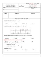 Bộ đề thi học kì 2 môn toán lớp 4 năm 2017   2018 theo thông tư 22 đề  (1) 