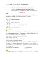 Di truyền học  Chọn lọc những câu hỏi thi CĐĐH