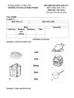 Bộ đề thi học kì 2 môn tiếng anh lớp  năm 2017   2018 theo thông tư 22 đề  (6) 