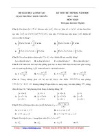 229  đề thi thử THPTQG năm 2018   môn toán   cụm 5 trường THPT chuyên đồng bằng sông hồng   lần 1   file word có lời giải chi tiết doc 