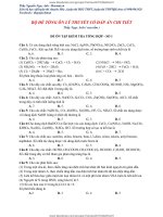 (HOÁ) bộ đề TỔNG ôn lý THUYẾT có đáp án CHI TIẾT (THẦY NGỌC ANH) 